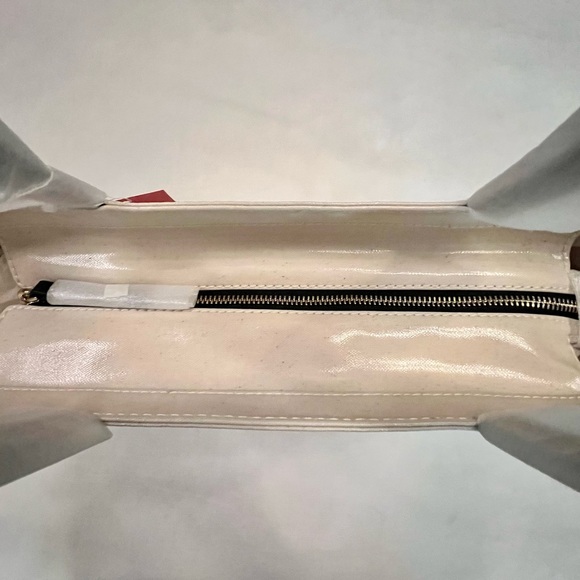 KATE SPADE NEW YORK Yours Truly Heart Stripe Hallie Medium Tote - Love L… - Picture 6 of 14